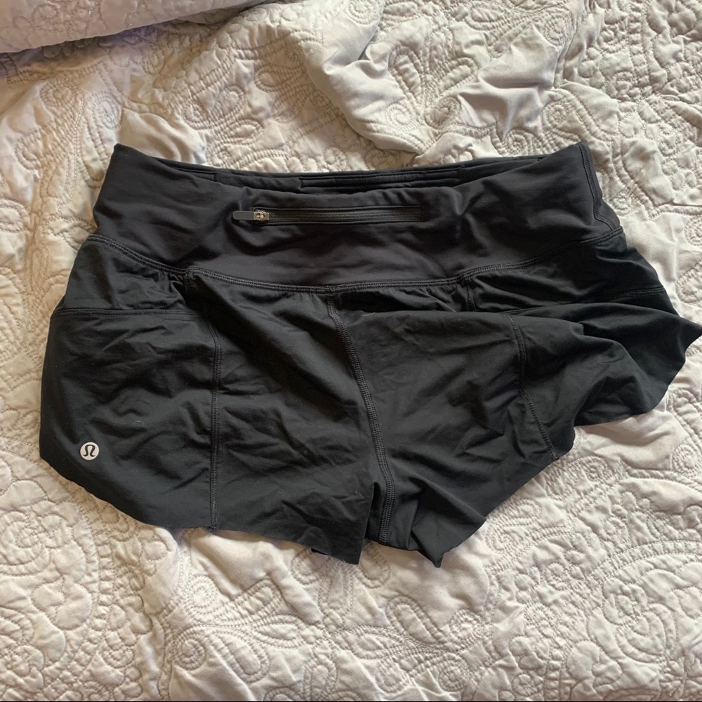Lululemon Black Chase Me Short *2.5